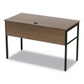 Linea Italia 23-3/4 in D X 47.25" W X 29.5" H, Natural Walnut, Steel UR600NW